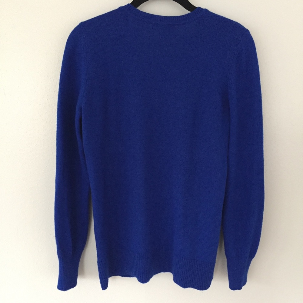 Gap Cobalt Sweater with Shoulder Buttons - Picture 2 of 5